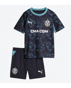 Billige Fotballdrakt Olympique de Marseille Replika Bortedraktsett Barn 2026-27 Kortermet (med bukser)